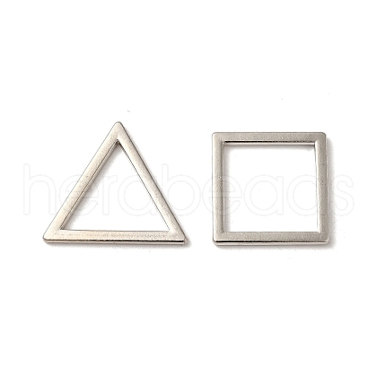 2Pcs 2 Styles Alloy Linking Rings FIND-A038-39P-1