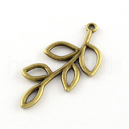 Tibetan Style Alloy Pendants TIBE-Q050-39AB-LF-1