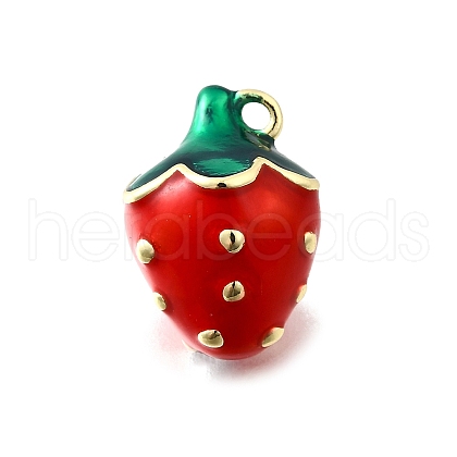 Brass Enamel Pendants KK-Z104-06G-02-1