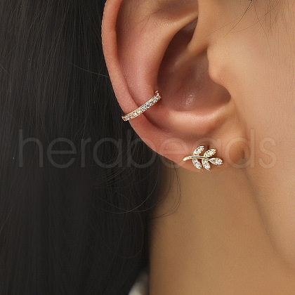 Brass Alloy Boneless Cuff Earrings FS-WG73965-04-1