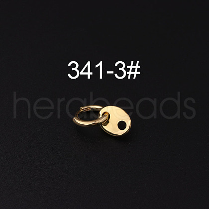 Brass Hoop Cartilage Earrings WG676EA-03-1