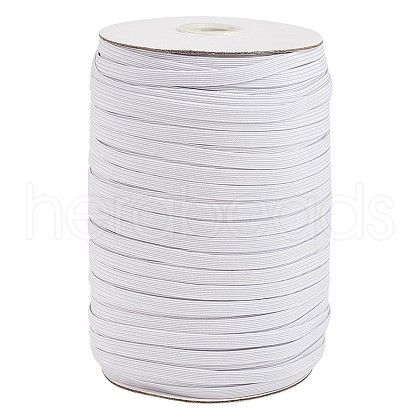 3/8 inch Flat Braided Elastic Rope Cord EC-R030-10mm-01-1