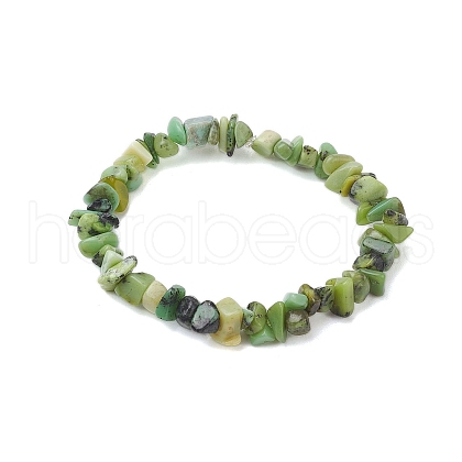 Natural Chrysoprase Beads Kids Bracelets BJEW-JB10611-01-1