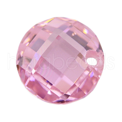 Cubic Zirconia Charms ZIRC-H116-08B-1