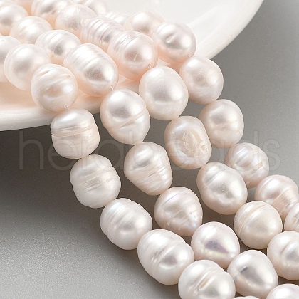 Natural Cultured Freshwater Pearl Beads Strands PEAR-P062-11A-1