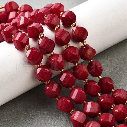 Natural Quartz Dyed Beads Strands G-U023-A02-07-1