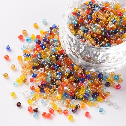 12/0 Round Glass Seed Beads SEED-US0003-2mm-TR-1