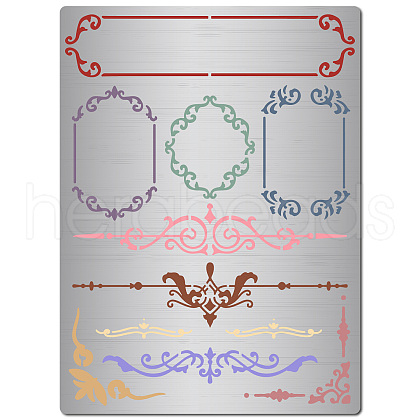 Stainless Steel Metal Cutting Dies Stencils DIY-WH0289-094-1