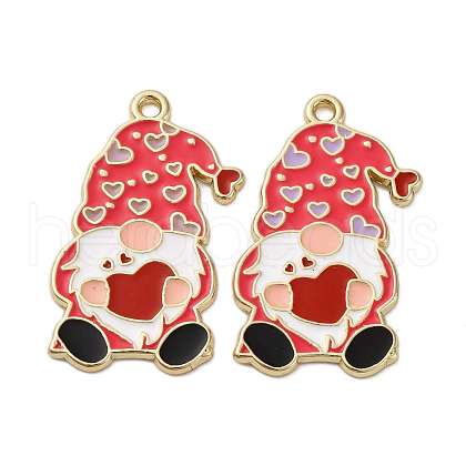 Independence Day Christmas Alloy Enamel Pendants ENAM-V002-02I-G-1