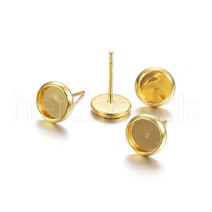 304 Stainless Steel Stud Earring Findings STAS-P210-46G-04-1