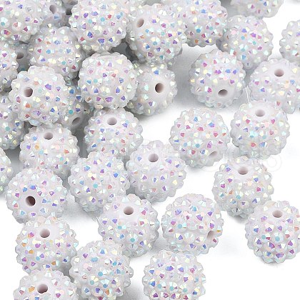 AB-Color Resin Rhinestone Beads RESI-S315-14x16-16-1