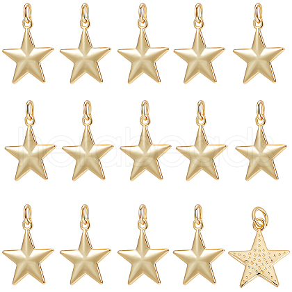 Beebeecraft Brass Pendants KK-BBC0015-30A-1