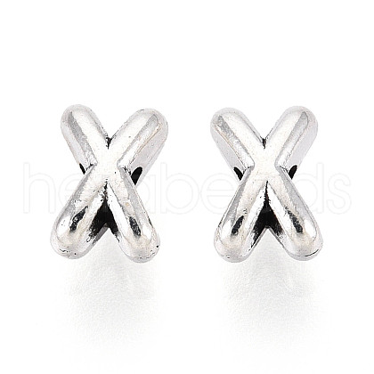 Tibetan Style Alloy Beads TIBE-N013-09AS-1