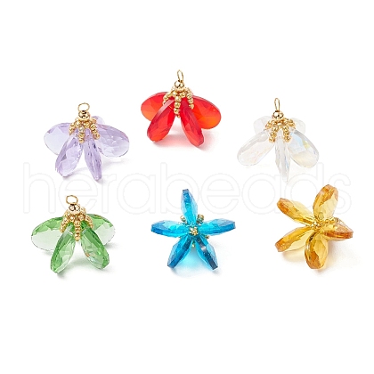 Glass Pendants PALLOY-MZ00741-1