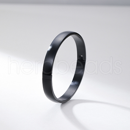 Stainless Steel Blank Hinged Bangles for Women Men MZ0607-3-1