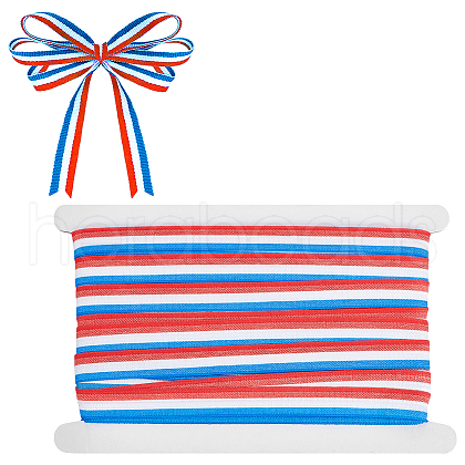 WADORN 20M Polyester Striped Elastic Cords SRIB-WR0001-13-1