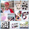   200Pcs Pave Disco Ball Beads RB-PH0001-41E-6