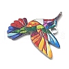 Printed 304 Stainless Steel Pendants STAS-U056-02P-2