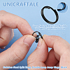 Unicraftale 120Pcs Stainless Steel Split Rings FIND-UN0016-68-5