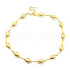 Rack Plating Brass Beaded Necklaces NJEW-P307-07G-1