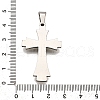 304 Stainless Steel Pendants STAS-B086-01P-02-3