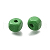 Spray Painted Wooden Beads WOOD-P021-01A-28-2
