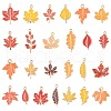 50Pcs 25 Styles Autumn Theme Alloy Enamel Pendants ENAM-CJ0006-65-1