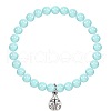 Fashion Natural Jade Beads Stretch Bracelets QY2485-2-1