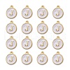 Golden Plated Alloy Charms X-ENAM-S118-01J-2