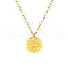 Stylish Stainless Steel Wolf Head Pendant Necklace for Women's Daily Wear DK1908-1-2