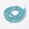 Natural Quartz Beads Strands G-S150-48-6mm-1-2