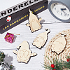 MAYJOYDIY US 1 Set Unfinished Wooden Cutouts DIY-MA0002-33-3