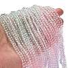 Transparent Painted Glass Beads Strands DGLA-A034-T4mm-A23-2