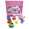 7Pcs Porcelain Tea Set Miniature Ornaments PW-WG66AC7-01-3