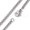 304 Stainless Steel Pendant Necklaces NJEW-K253-25P-4