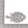 Non-Tarnish 201 Stainless Steel Pendants STAS-A094-04D-P-3