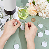BENECREAT 50Pcs Acrylic Round Sheet Pendants DIY-BC0014-03A-3