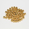 Rack Plating Brass Round Spacer Beads KK-I598-03G-RS-2