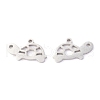 Non-Tarnish 304 Stainless Steel Pendants STAS-O142-64P-2