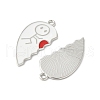 Alloy Enamel Split Pendants FIND-H047-05P-01-2