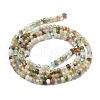 Natural Green Rutilated Quartz Beads Strands G-RM241221-O3-5