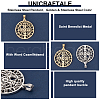 Unicraftale 4Pcs 2 Colors 304 Stainless Steel Pendant STAS-UN0047-44-5