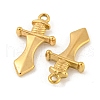 Ion Plating(IP) 304 Stainless Steel Pendants STAS-N103-134G-2
