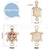   Alloy Enamel Connector Charms ENAM-PH0002-26-2