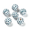 Natural Wood European Beads WOOD-S059-01C-1