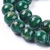 Natural Mashan Jade Beads Strands G-F670-A17-6mm-3