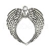 Tibetan Style Alloy Wing Large Pendants TIBEP-S100-AS-NR-1