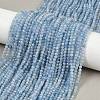 Natural Aquamarine Beads Strands G-RM250101-B32-1
