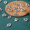 6Pcs Tibetan Style Alloy Pendant PALLOY-TA00004-24