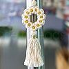 Flower Cotton Woven Flower Pendant Decorations PW-WGDCD3C-01-2